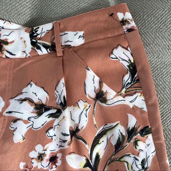 Bishop + Young Satin Floral Taper Pants NWOT S - Picture 3 of 6